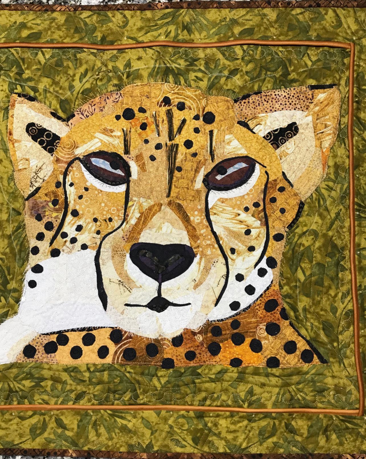 cheetah quilt